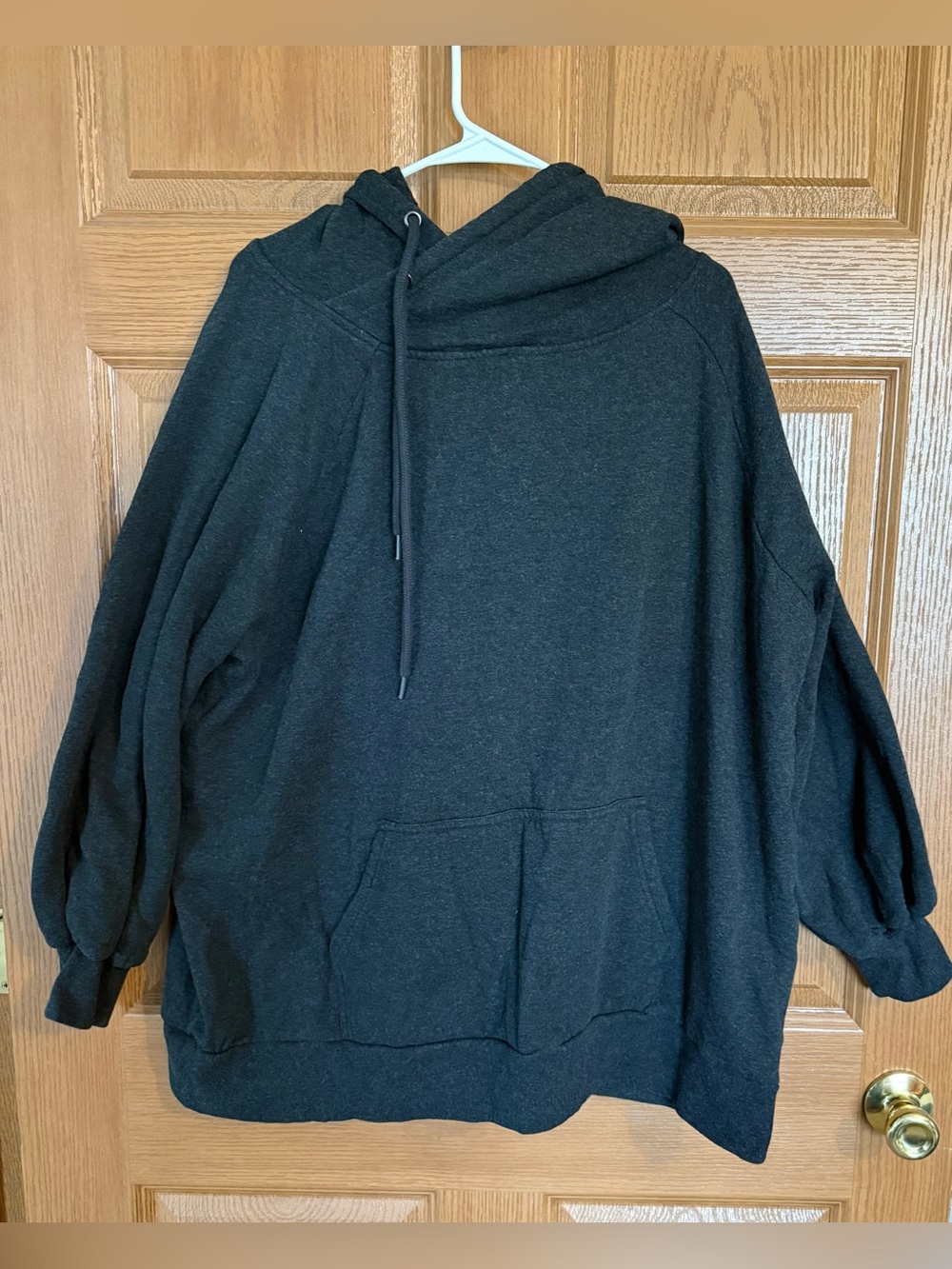 Zenana Outfitters Black Fleece Hooded Jacket